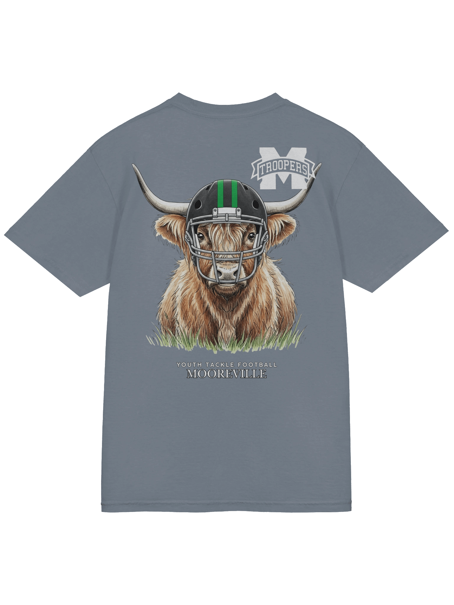 Proud Trooper Highland Cow T-Shirt product image (4)