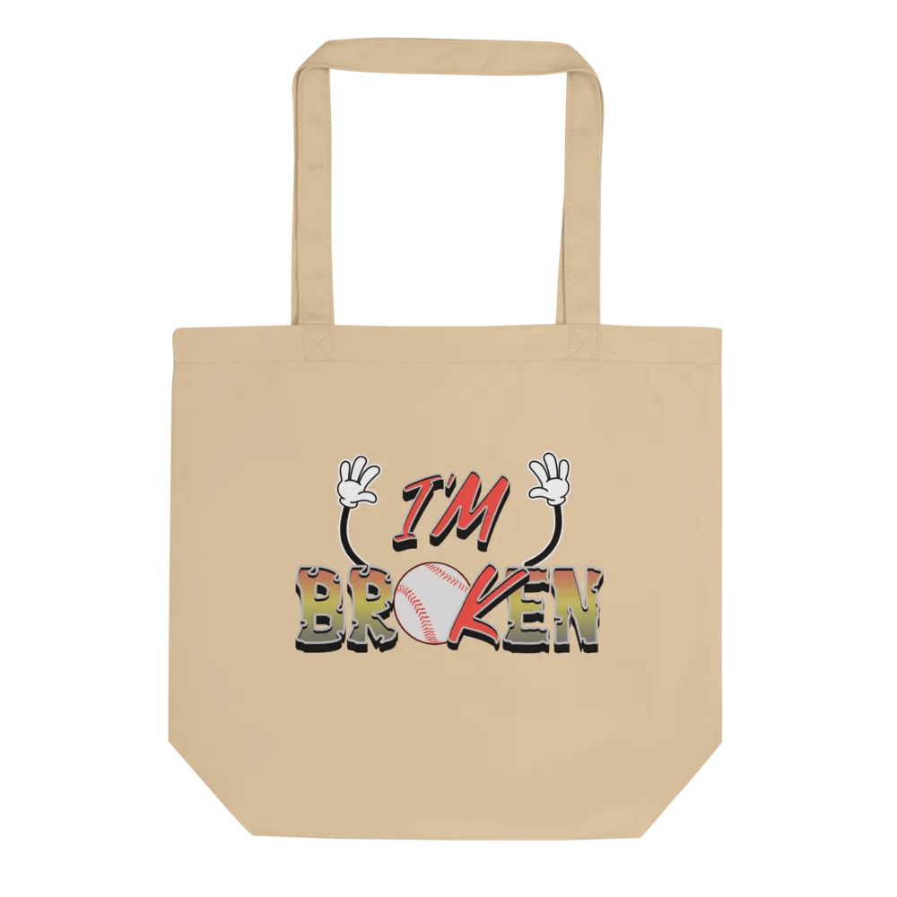 Im Broken Im Ok Baseball Hands Tote Bag product image (1)