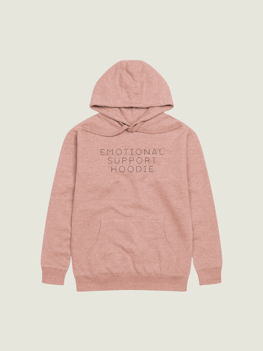 Emotional Support Hoodie (Pink) product image (1)