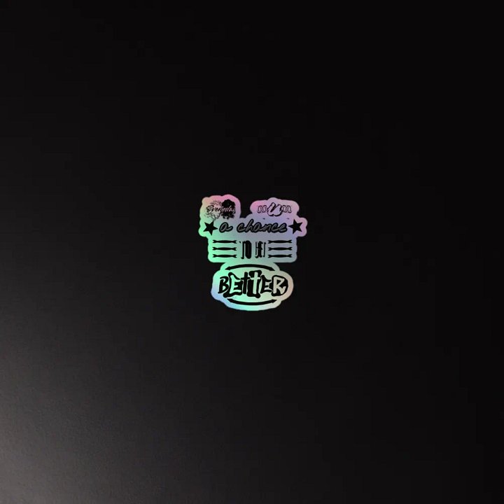 Every day is a chance to get better - Kiss-Cut Holographic Sticker Sheet product image (2)