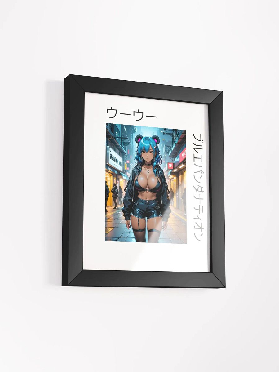 Neon Nightlife Blue Matte Poster product image (10)