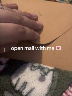 open some snail mail with me 🐌  💌 giveaway stickers i won from @marzi🌿 