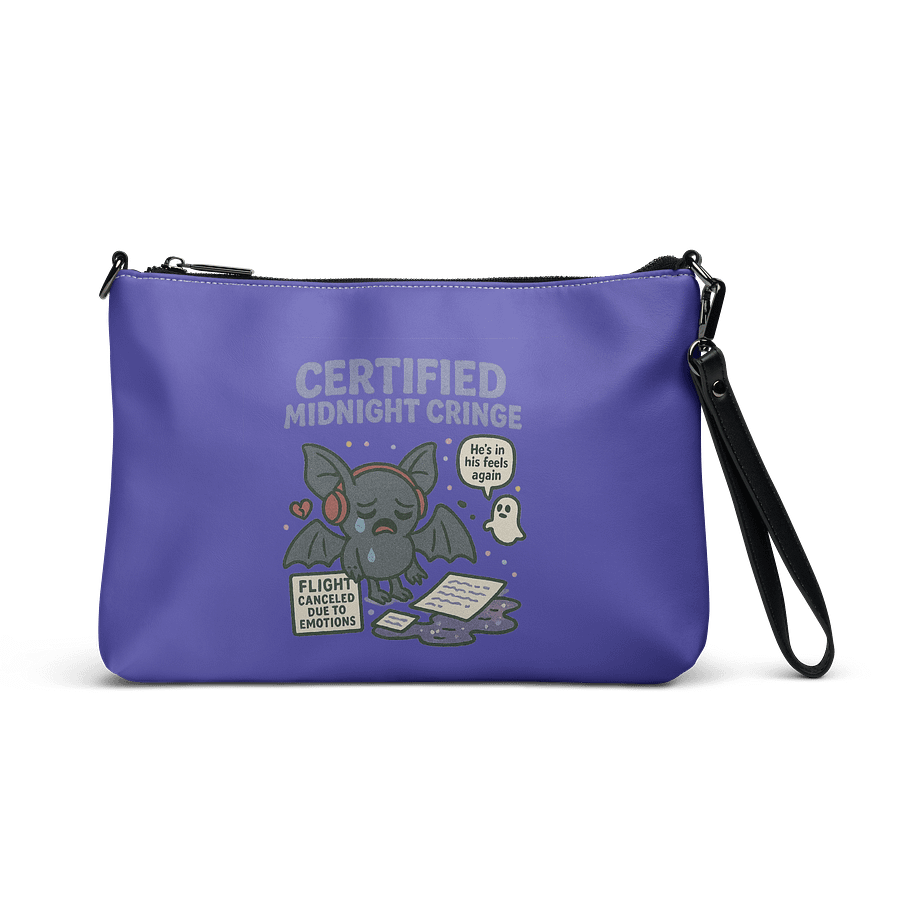Emo Bat All-Over Print Crossbody Bag product image (1)