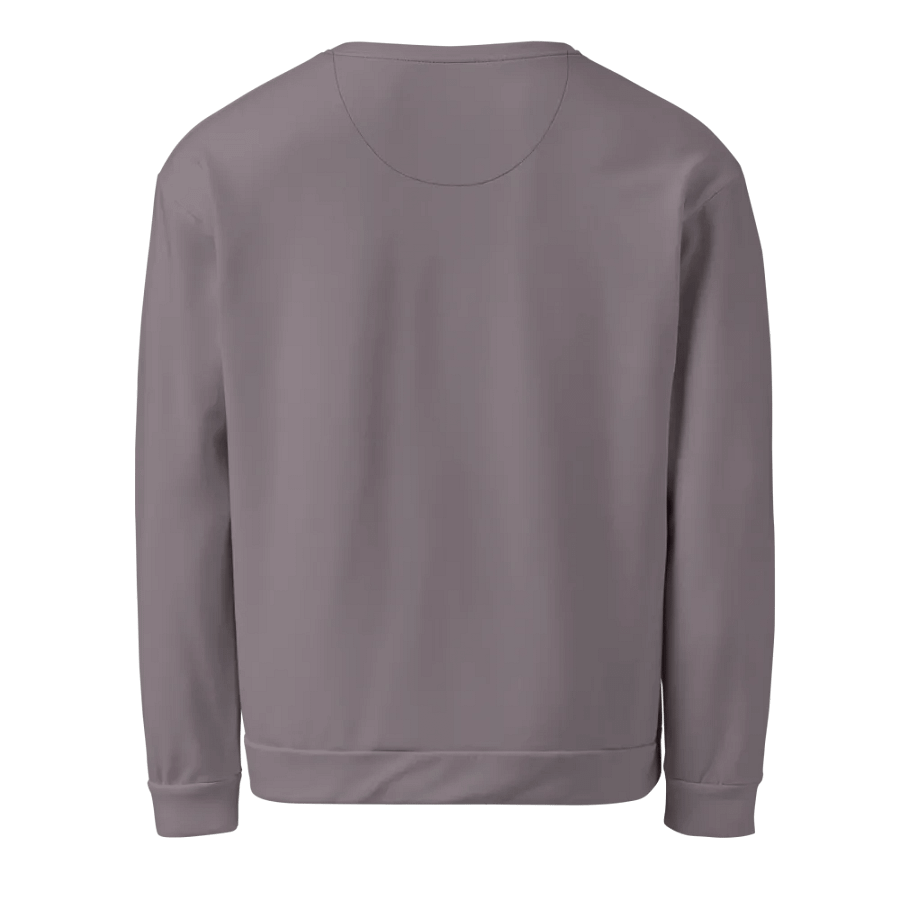 Plain Medium Gray True Summer Unisex Recycled Polyester Heavyweight Premium Sweatshirt by Treasure Pie product image (2)