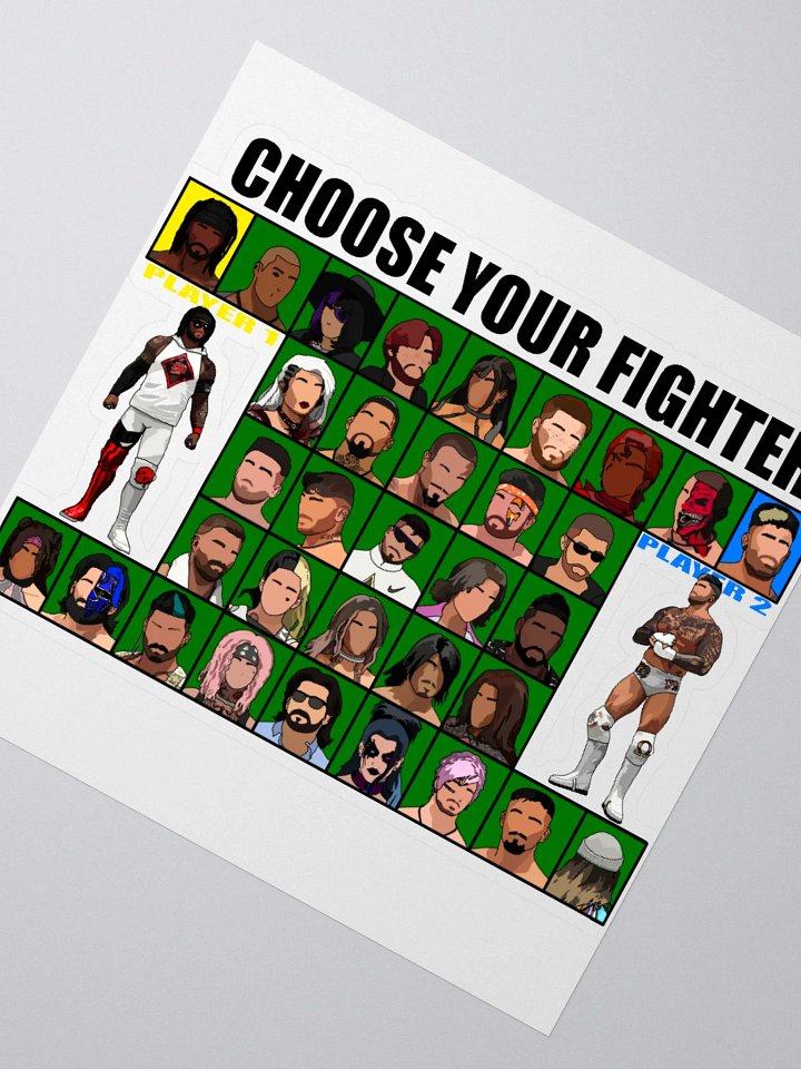 PEPW Choose Your Fighter Judah x Flynn Sticker product image (2)