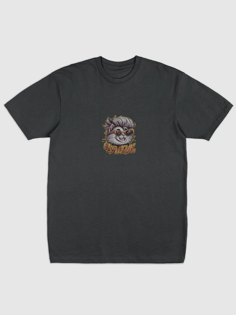 cute cat with a rock hairstyle T-Shirt