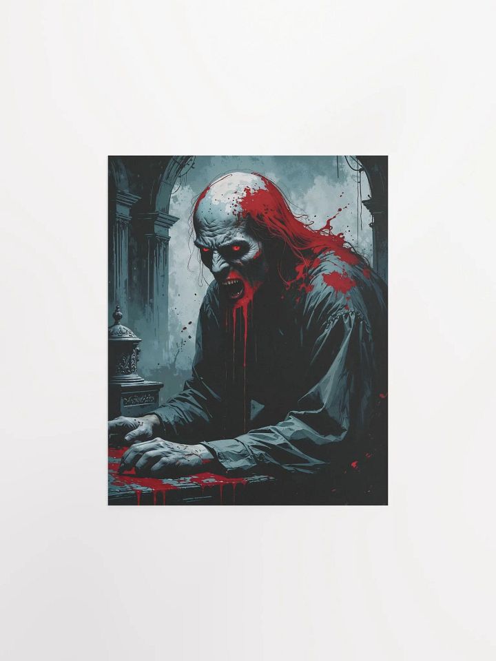 Bloodstained Wrath Matte Poster product image (7)