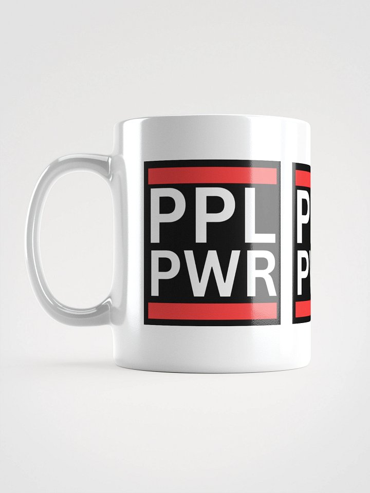 PPL PWR White Glossy Mug product image (1)