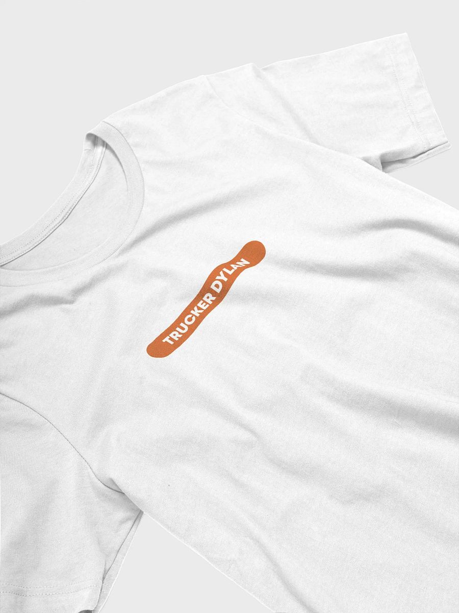 Trucker Dylan Cut Out Orange Logo T-Shirt - Light product image (3)