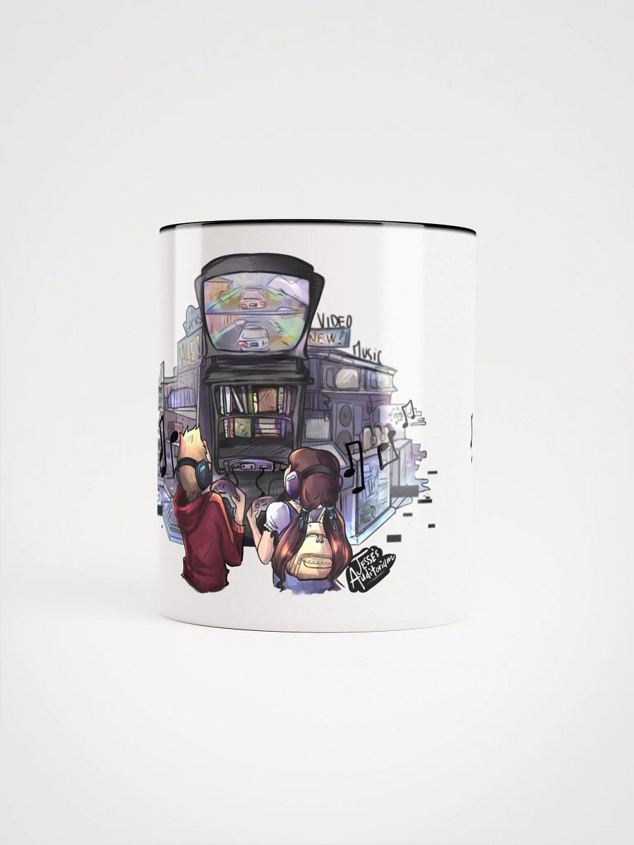 Ceramic Mug - White w/ Color Inside (Multi-Color Design) product image (5)