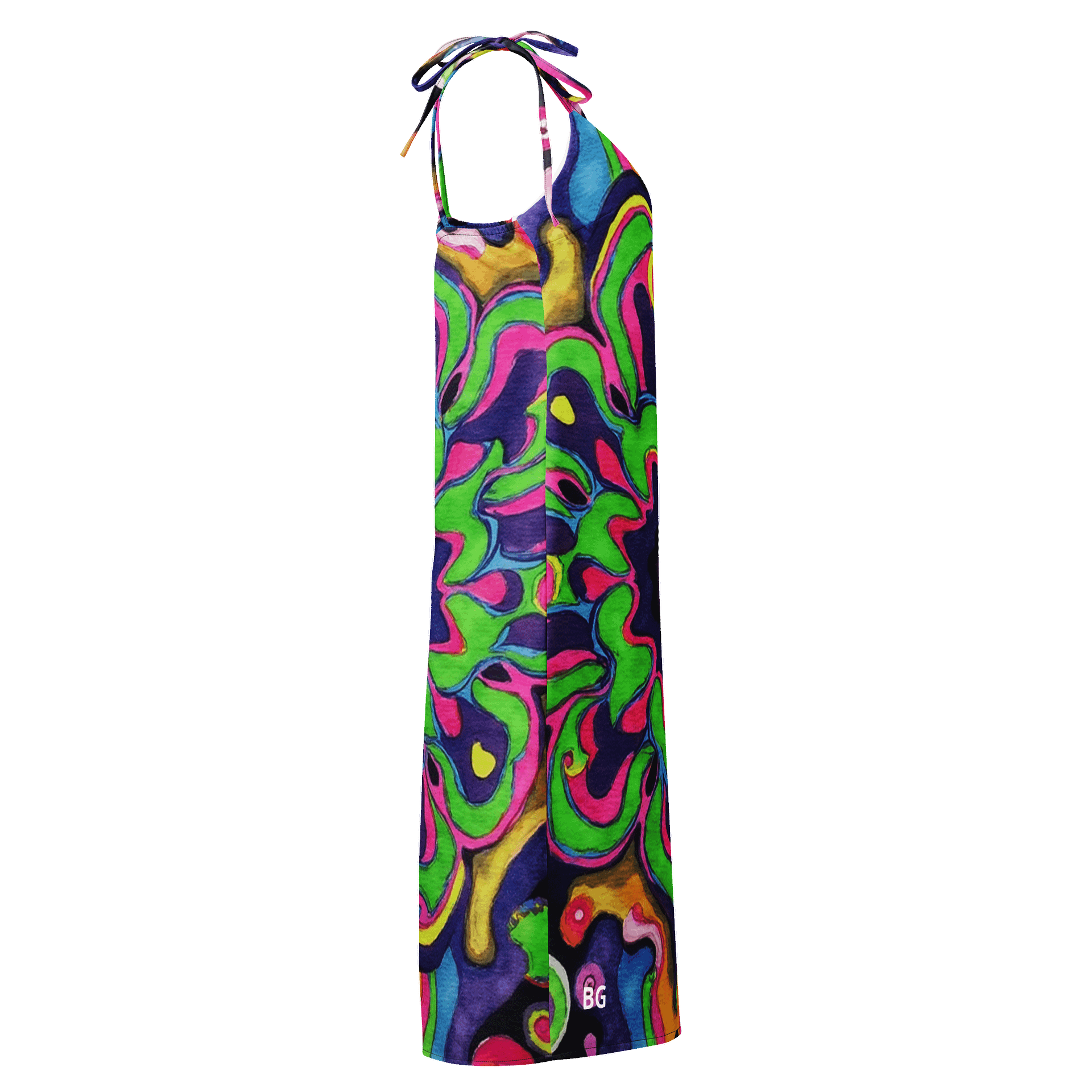 Barry Grady Psycedelic All-Over Slip Dress product image (4)