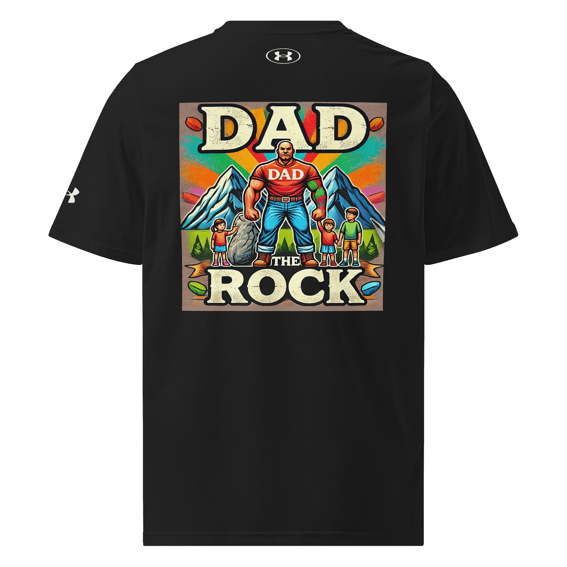 Dad The Rock Athletic Tee product image (4)