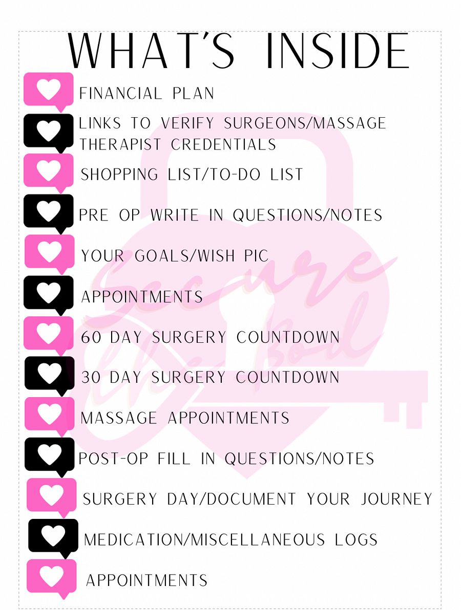 Secure The Bod Plastic Surgery Journal product image (3)
