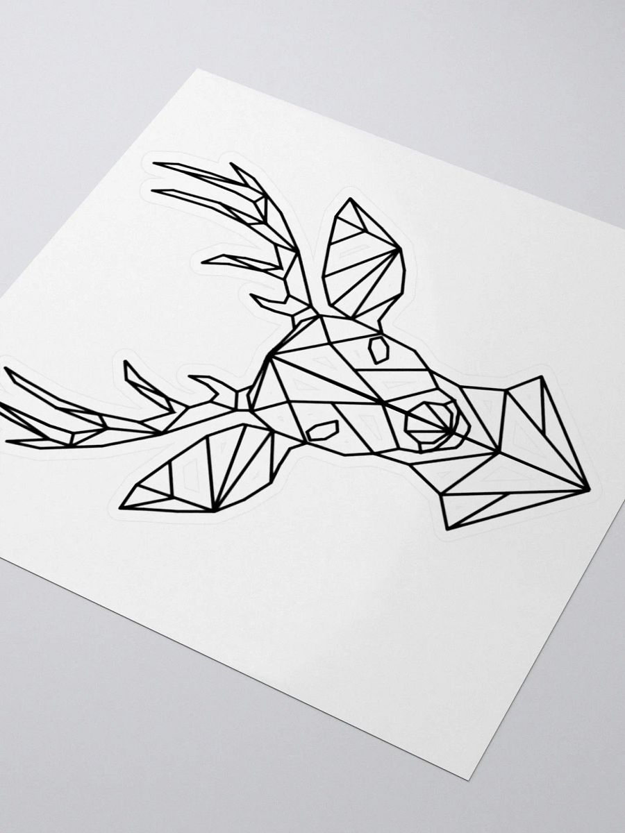 Fractal Deer Kiss-Cut Sticker product image (5)