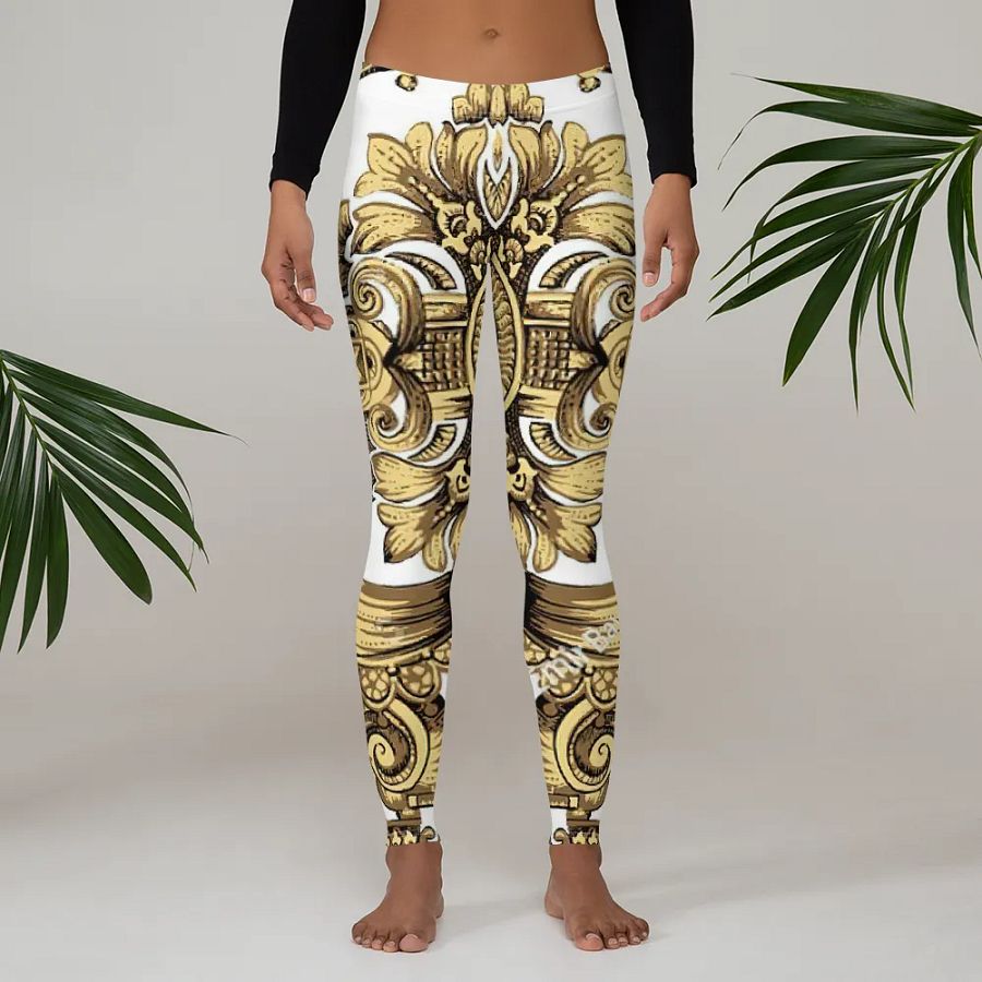 Golden Filigree Symphony Leggings product image (3)