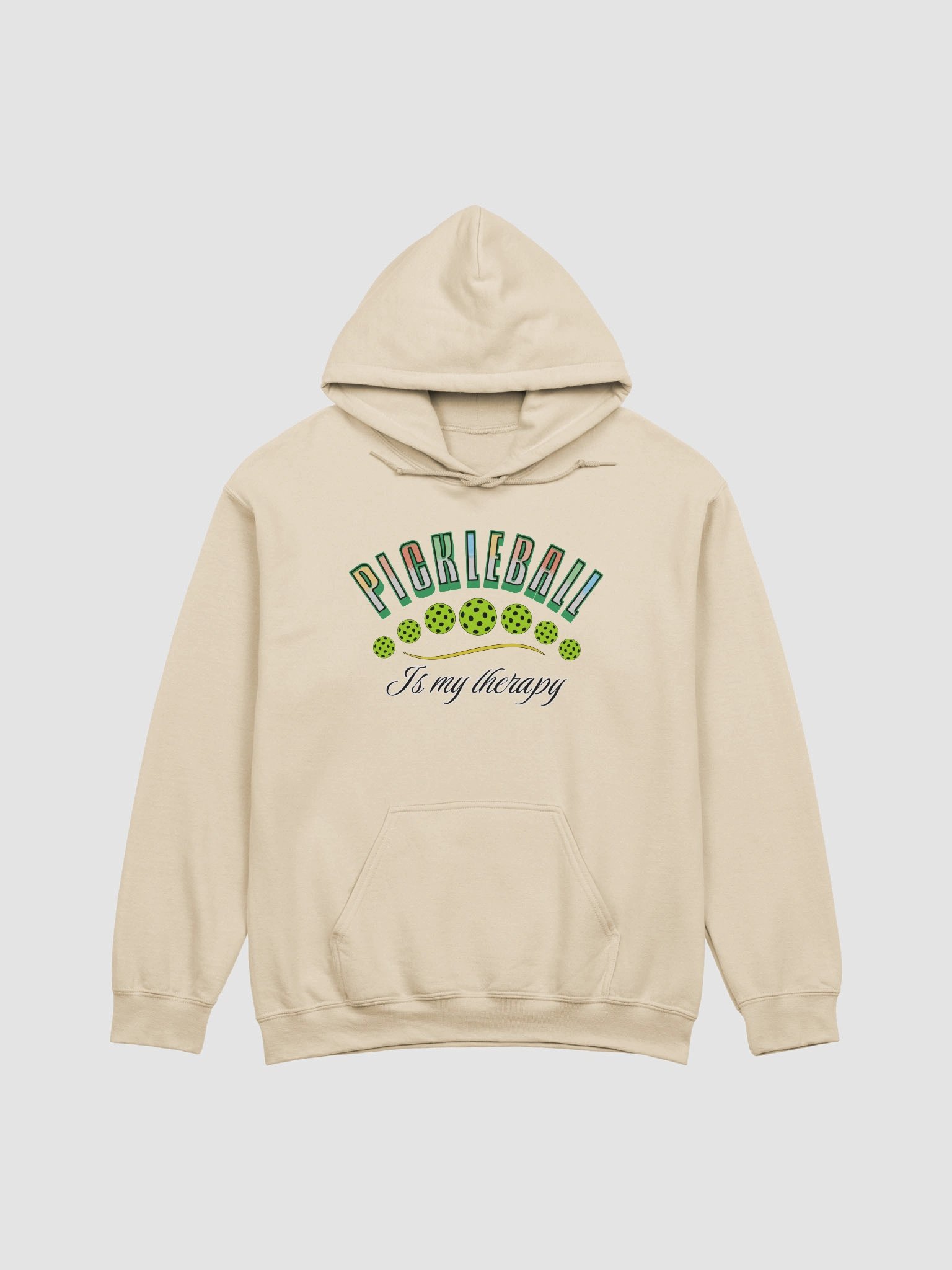 Pickleball Is My Therapy Hoodie product image (1)