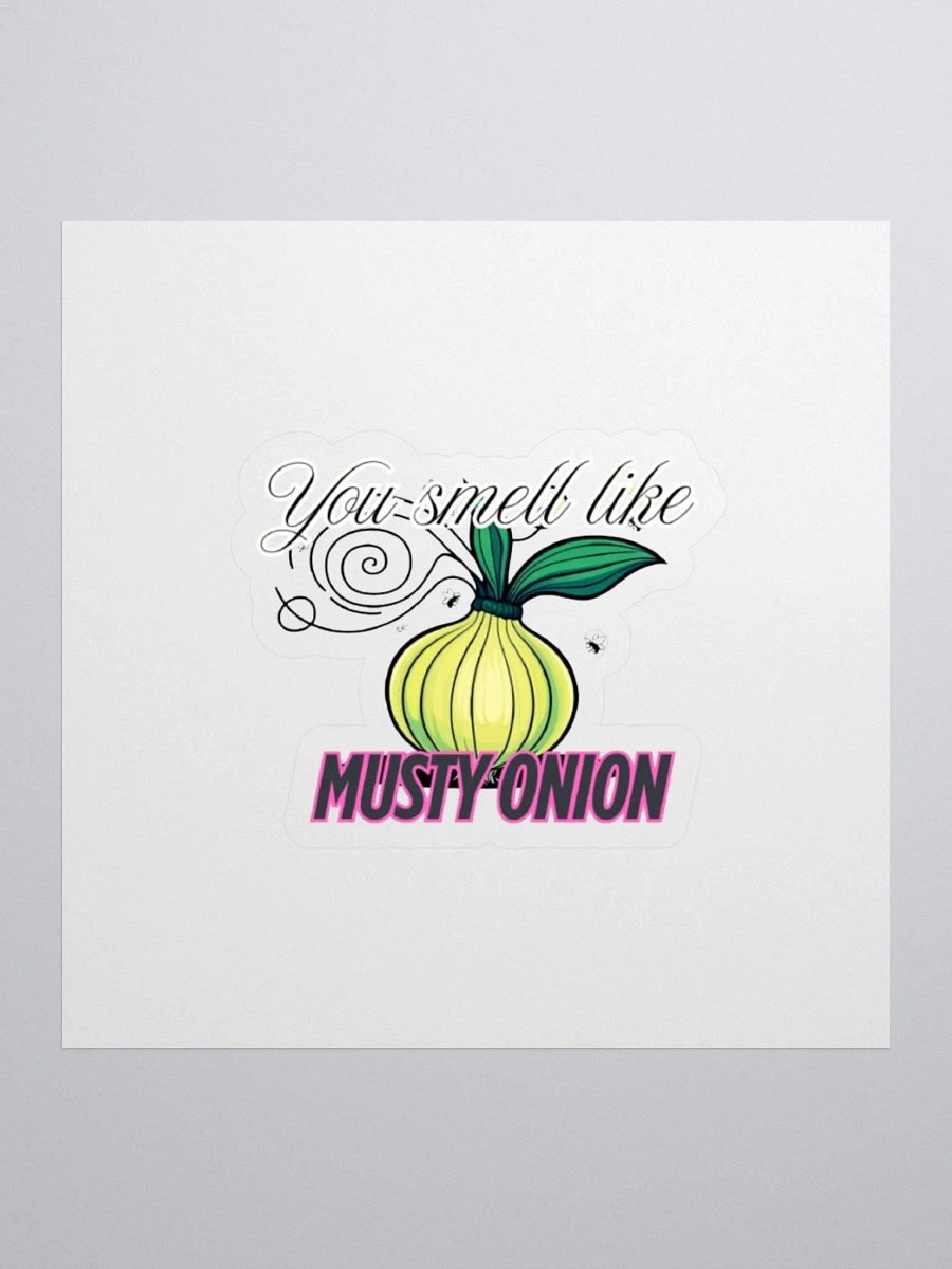Musty Onion Kiss Cut Stickers product image (1)