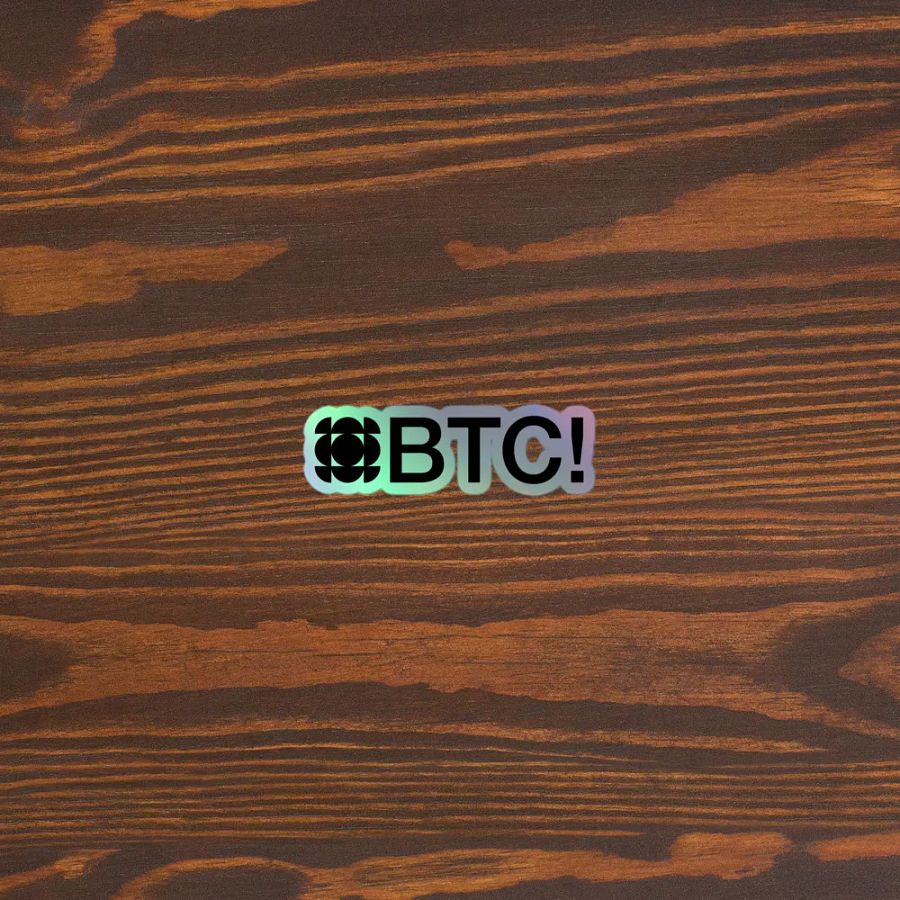 BTC! Holographic Sticker Set product image (3)