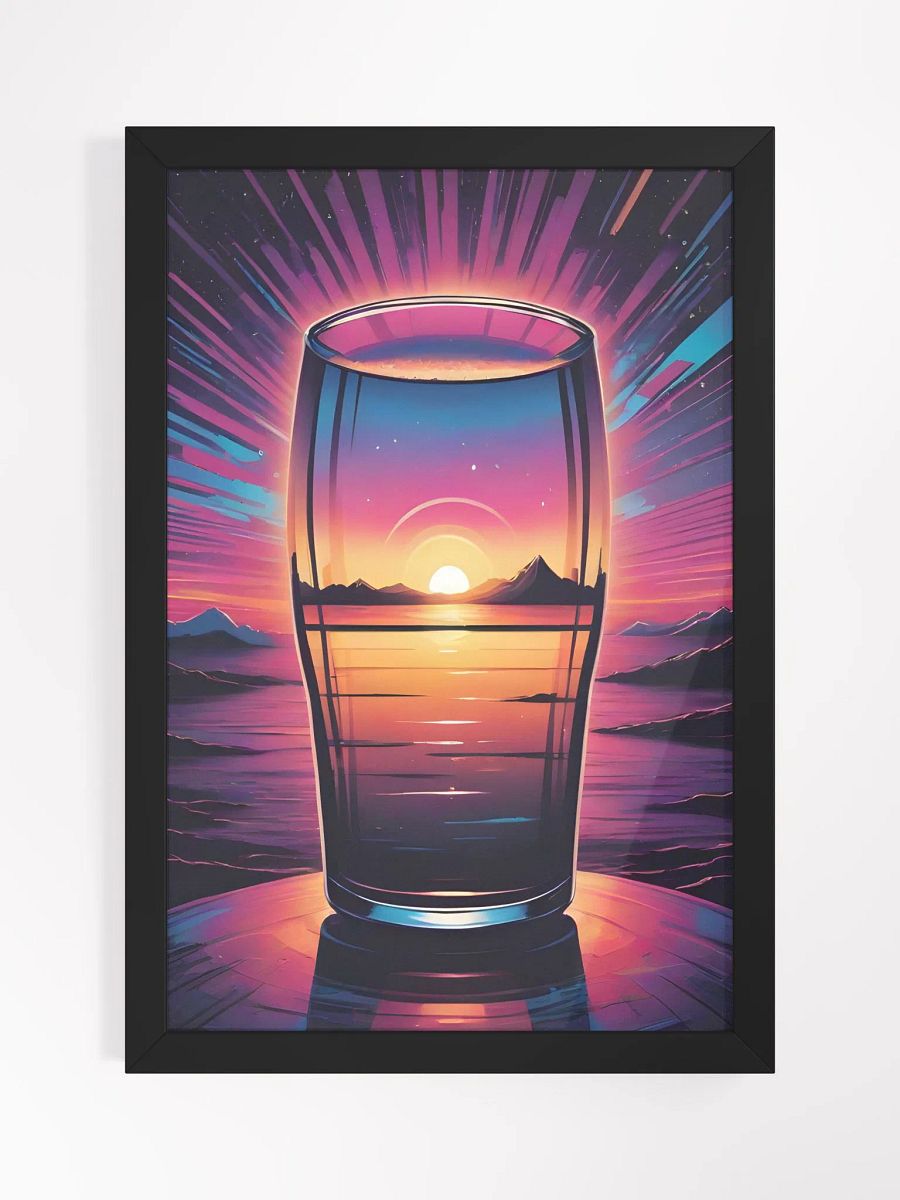 Beer Sunset Framed Poster product image (2)