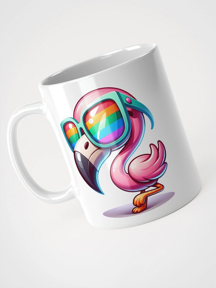 Rainbow Shades Flamingo Mug product image (1)