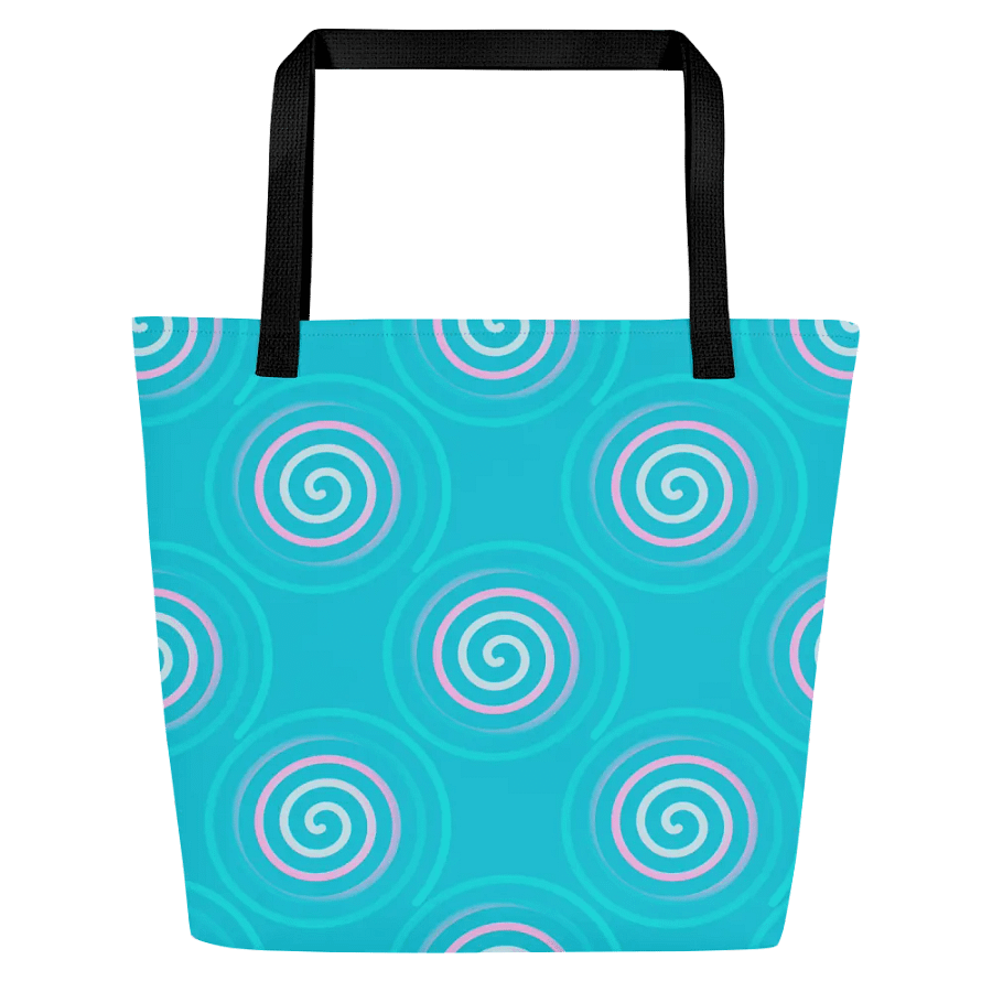 Beautiful Minimalist Ocean Swirl Pattern All Over Print Tote product image (1)