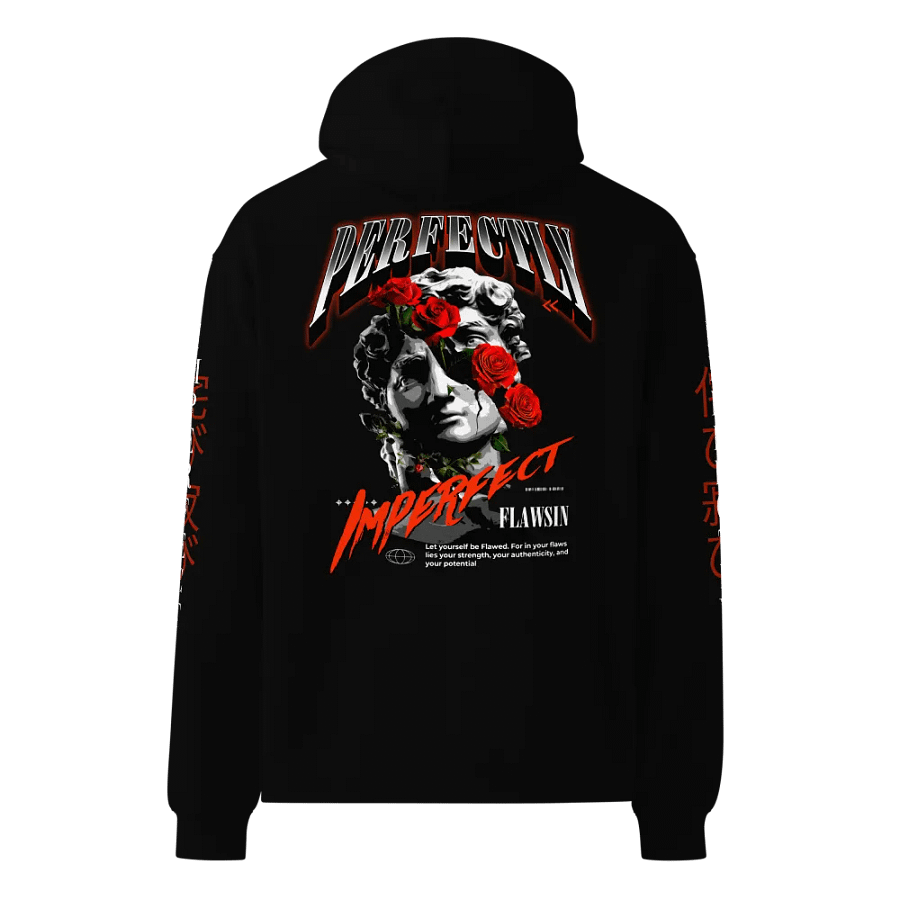Perfectly Imperfect (Wabi-Sabi) Unisex Premium Oversized Hoodie product image (3)