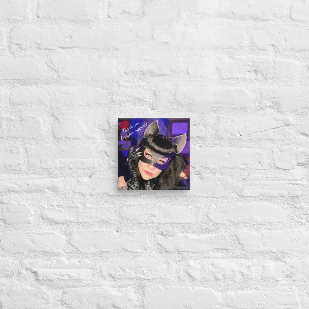 8x8 Catwoman Selina Canvas w/ Thank You message product image (2)