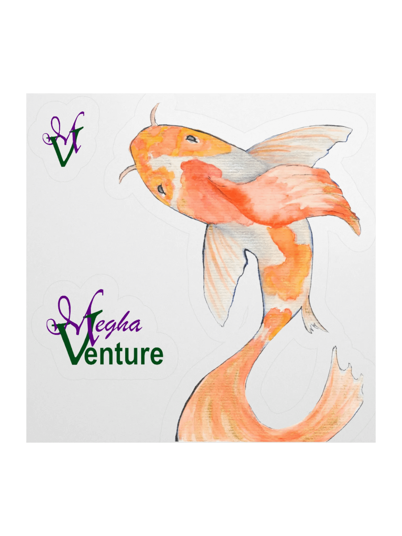 Golden Koi Sticker product image (2)