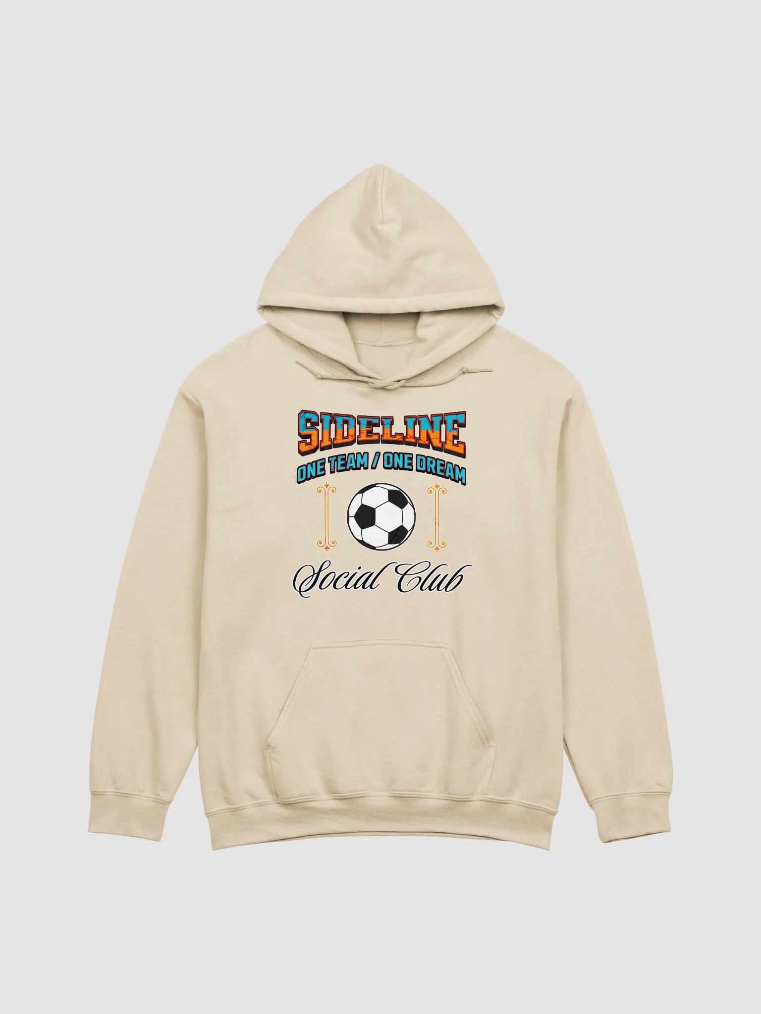Sideline One Team One Dream Social Club Soccer Classic Hoodie product image (19)