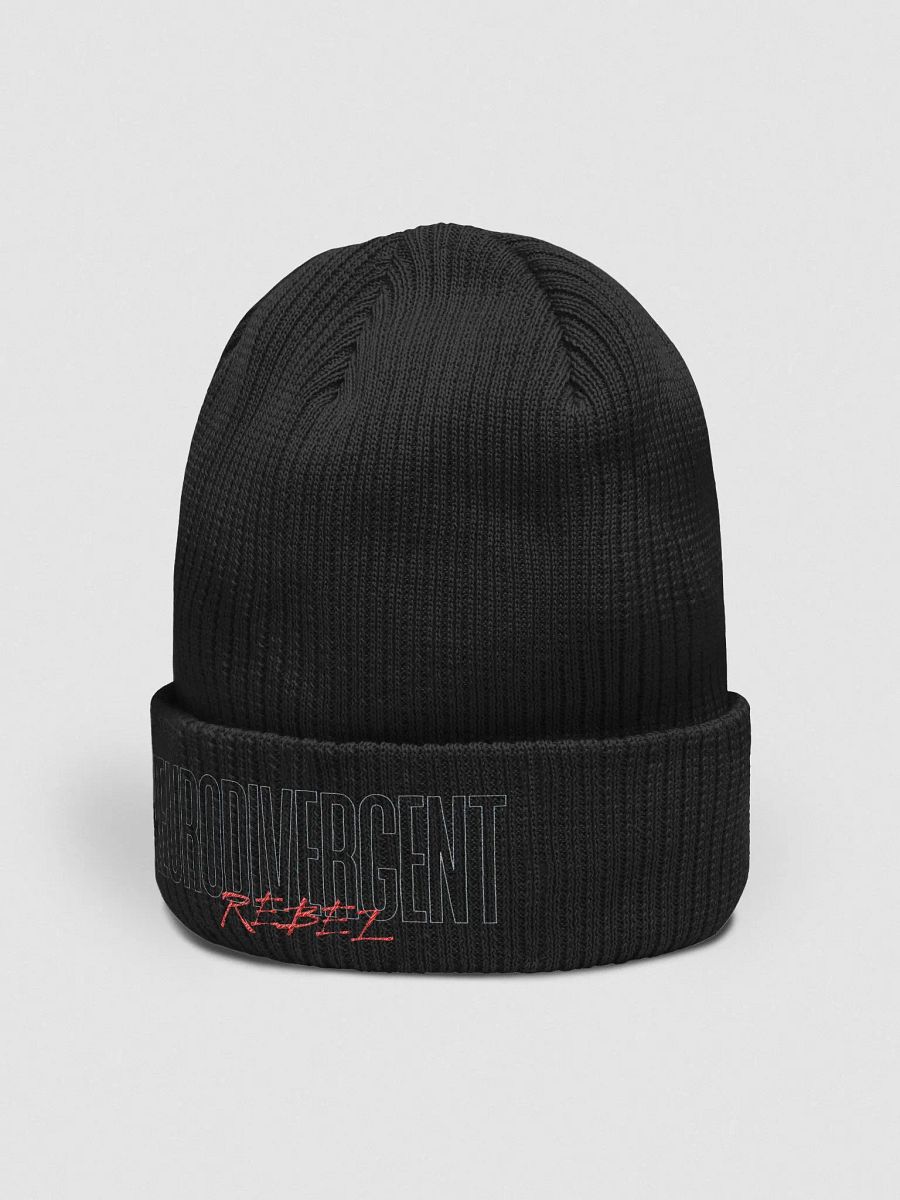 Embroidered NeuroDivergent Rebel Beanie product image (8)