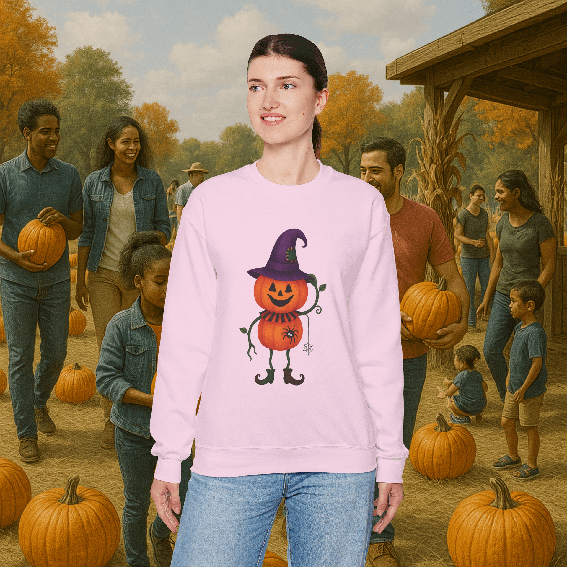 Mr. Pumpkin PNG | Cute Halloween Pumpkin Clipart | Fall Sublimation Design | Pumpkin Patch Digital Download product image (8)