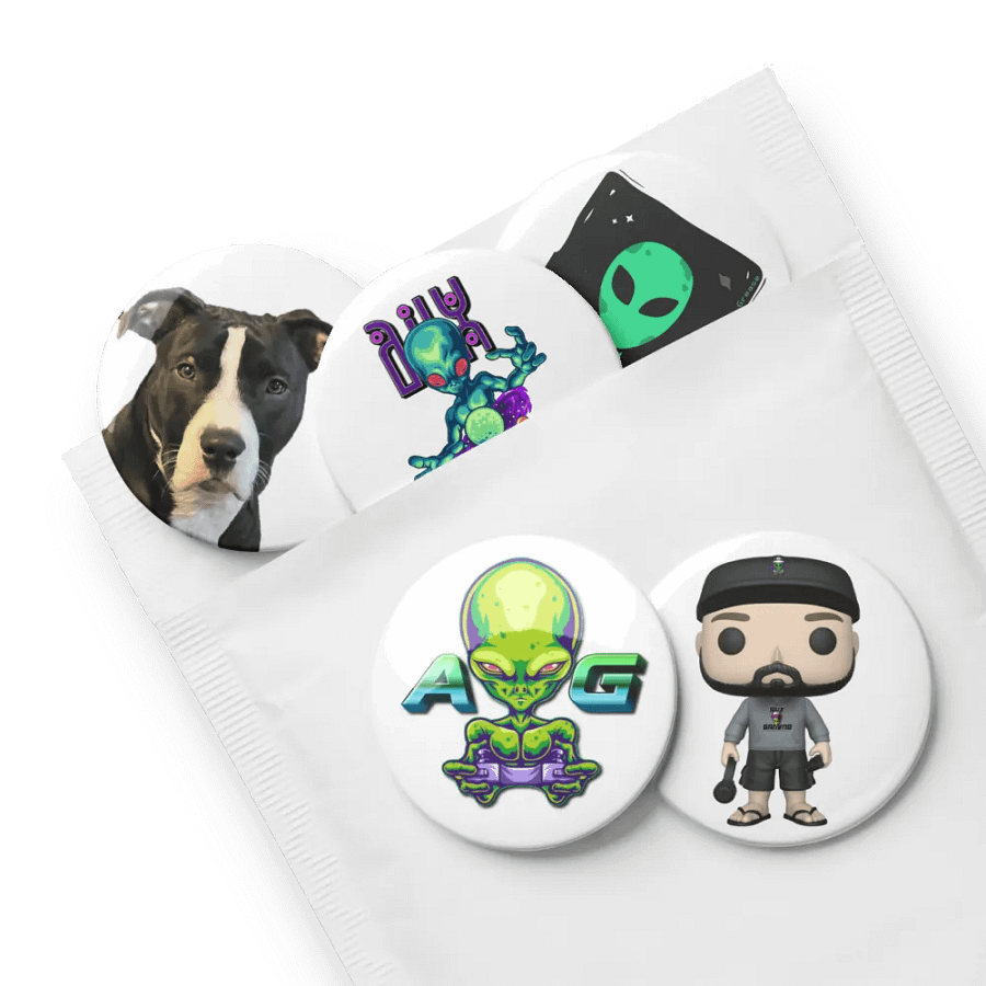 AUXgaming Alien Gamer Button Set product image (8)