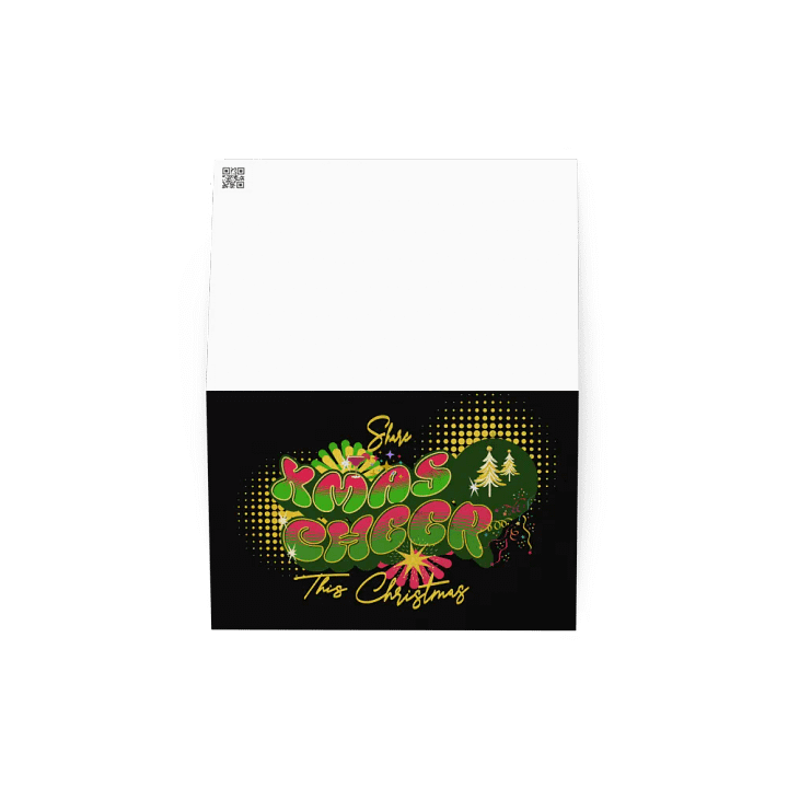 vibrant Xmas Cheer Greeting Card friends and family product image (4)