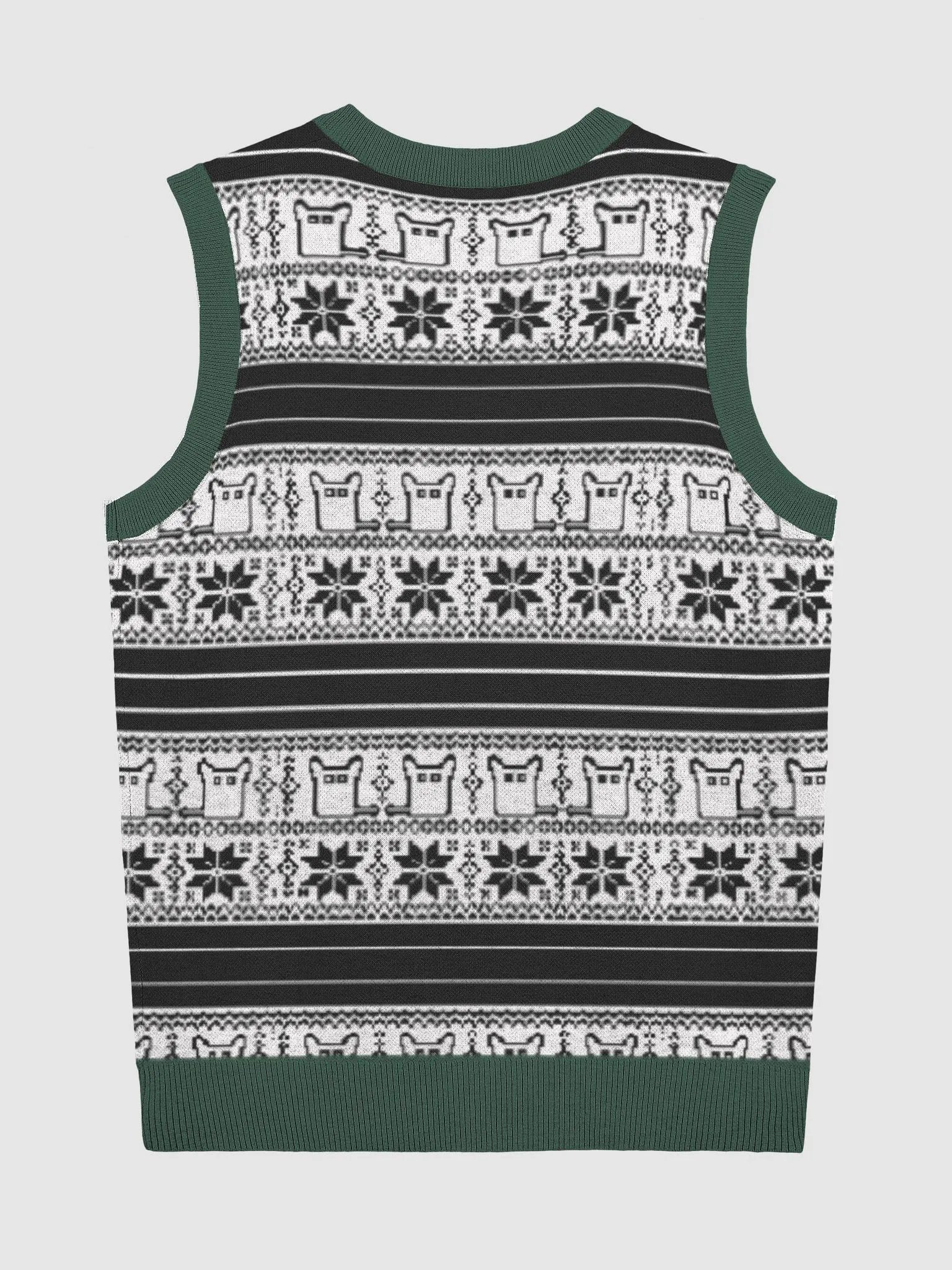 Cultsmas Sweater Vest - What's B/W/R All Over product image (2)