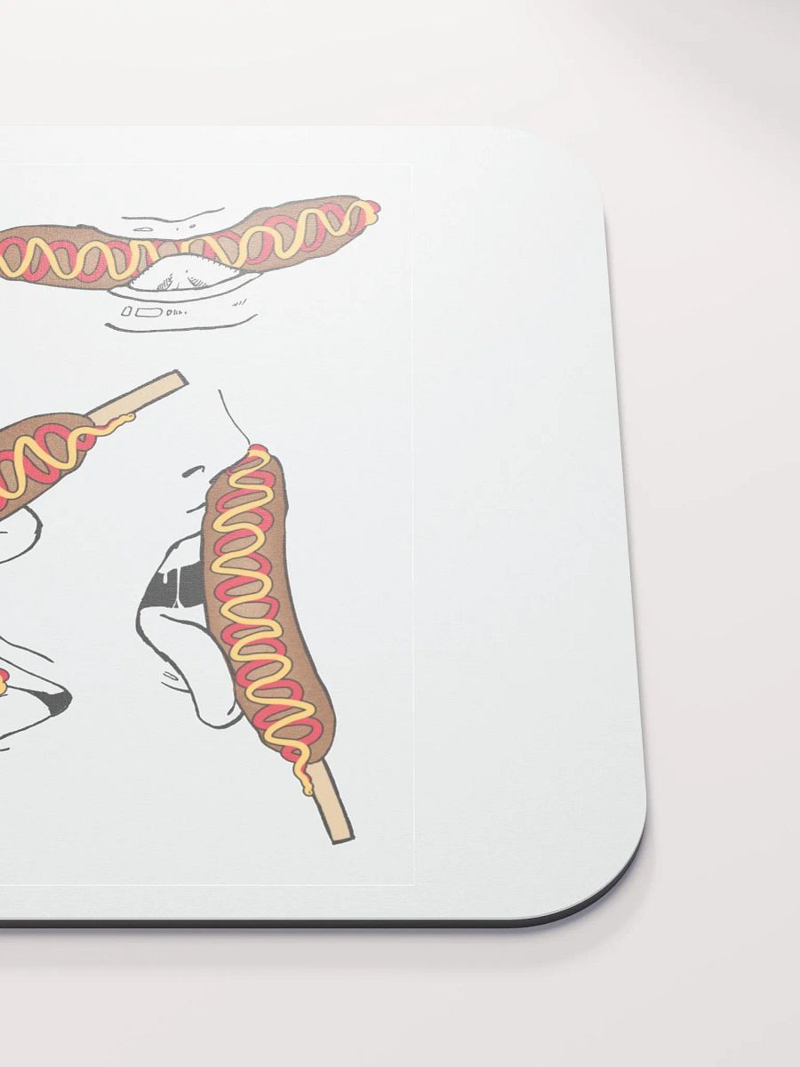 Eating Corn Dog Mouse Pad product image (5)