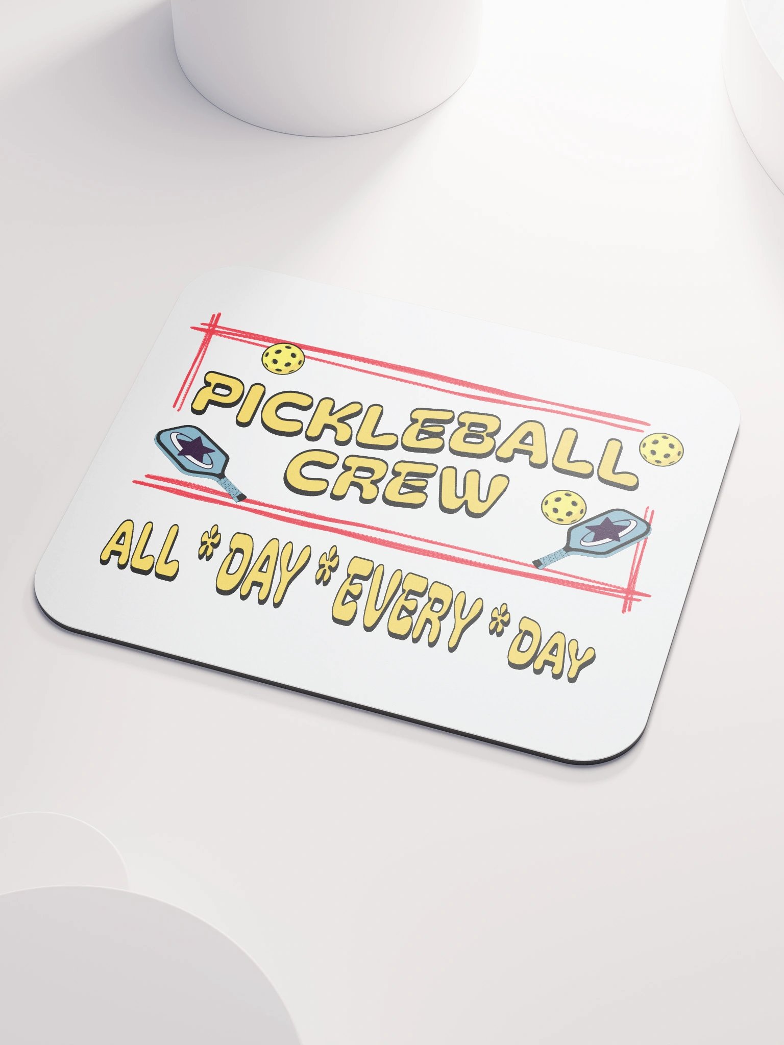 Pickleball Crew All Day Every Day Mouse Pad product image (3)