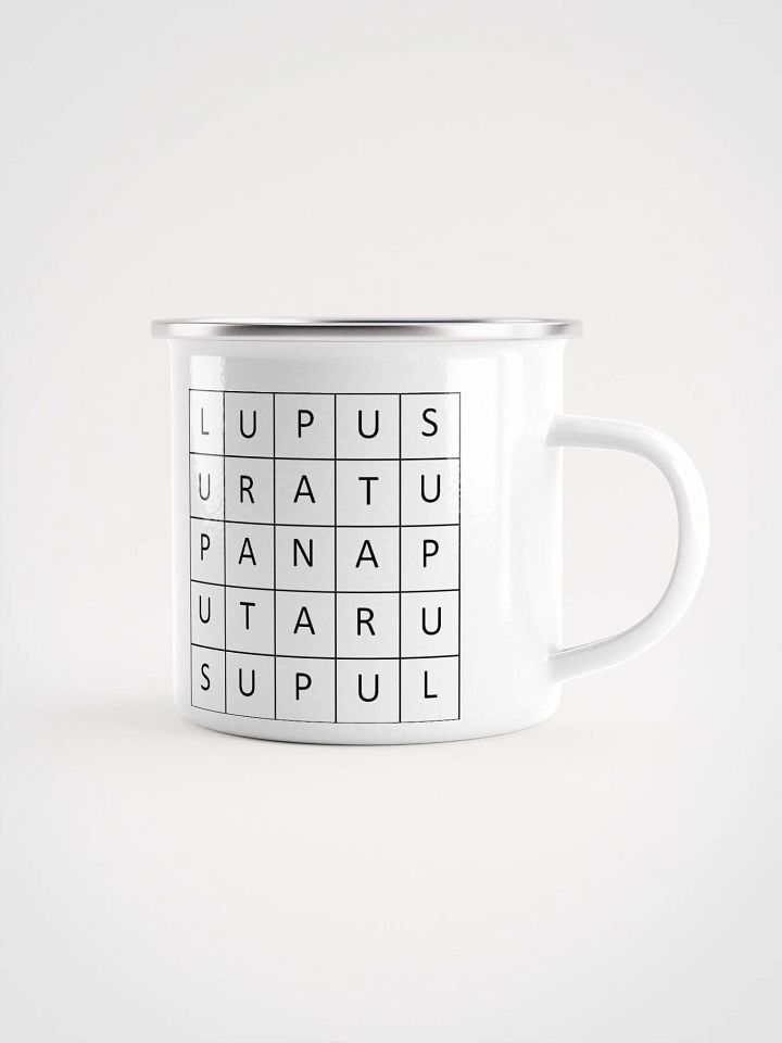 L-U-P Grid Steel Mug product image (1)