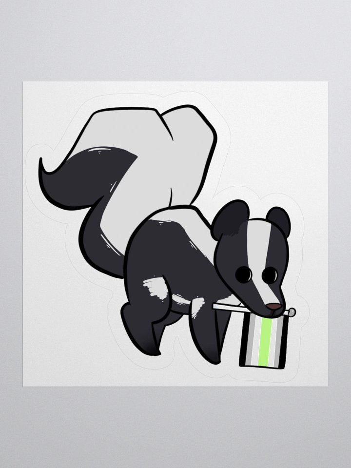 Agender Skunk Sticker product image (4)