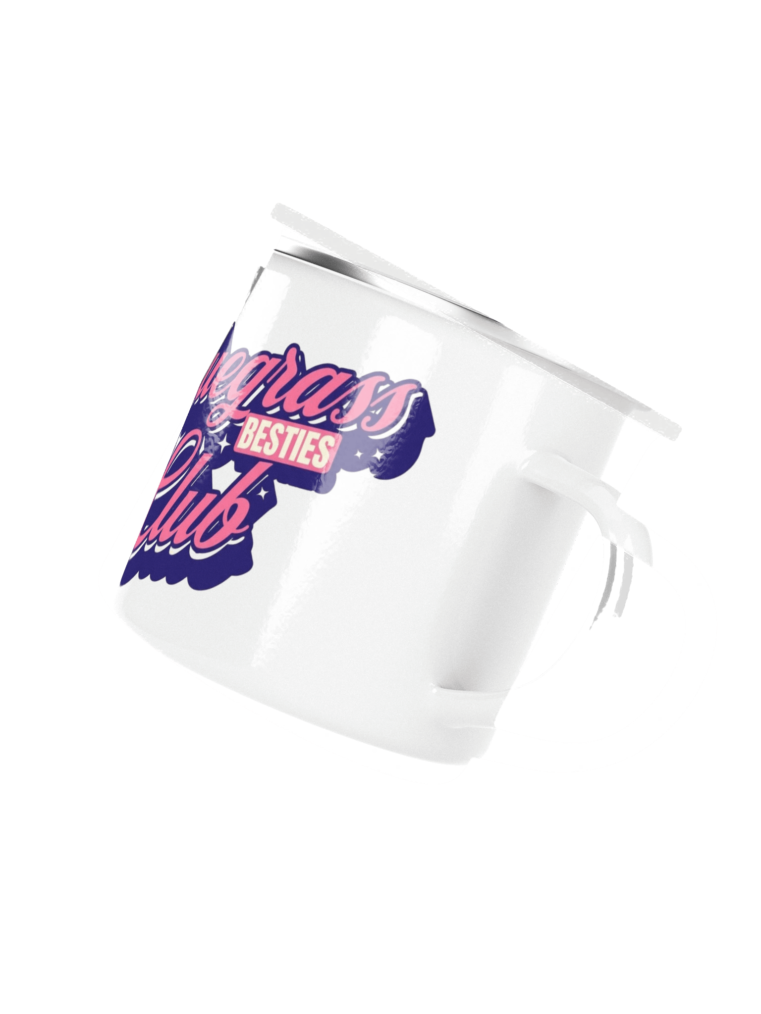 Bluegrass Besties Club Besties Enamel Mug product image (3)