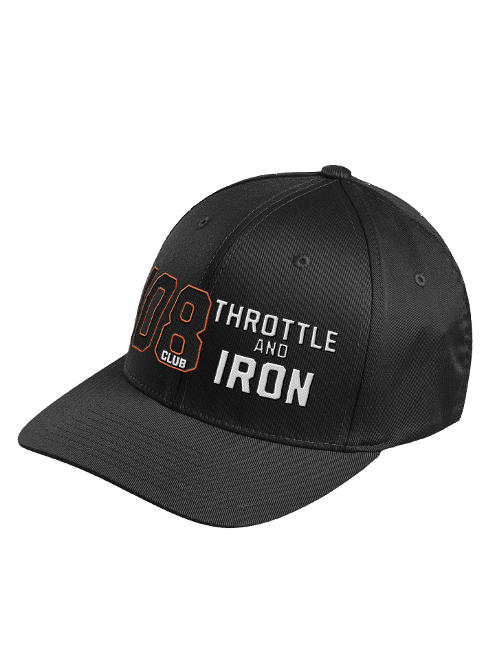 108 Club Throttle & Iron FlexFit Hat — OG PowerPlus Edition product image (7)