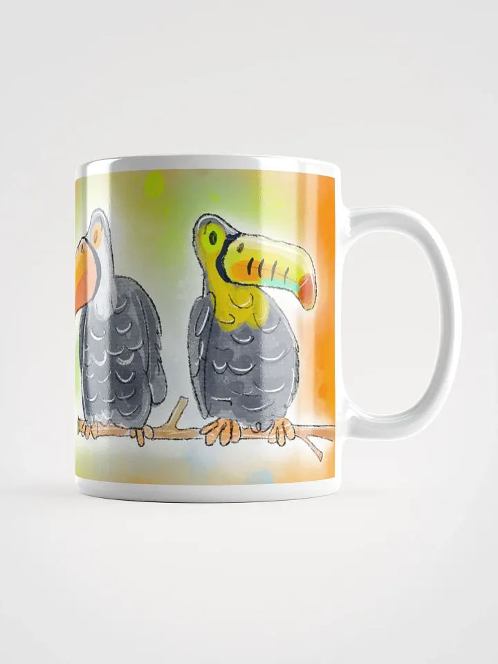 Funny Hand Drawn Cartoon Toucans Mug product image (2)