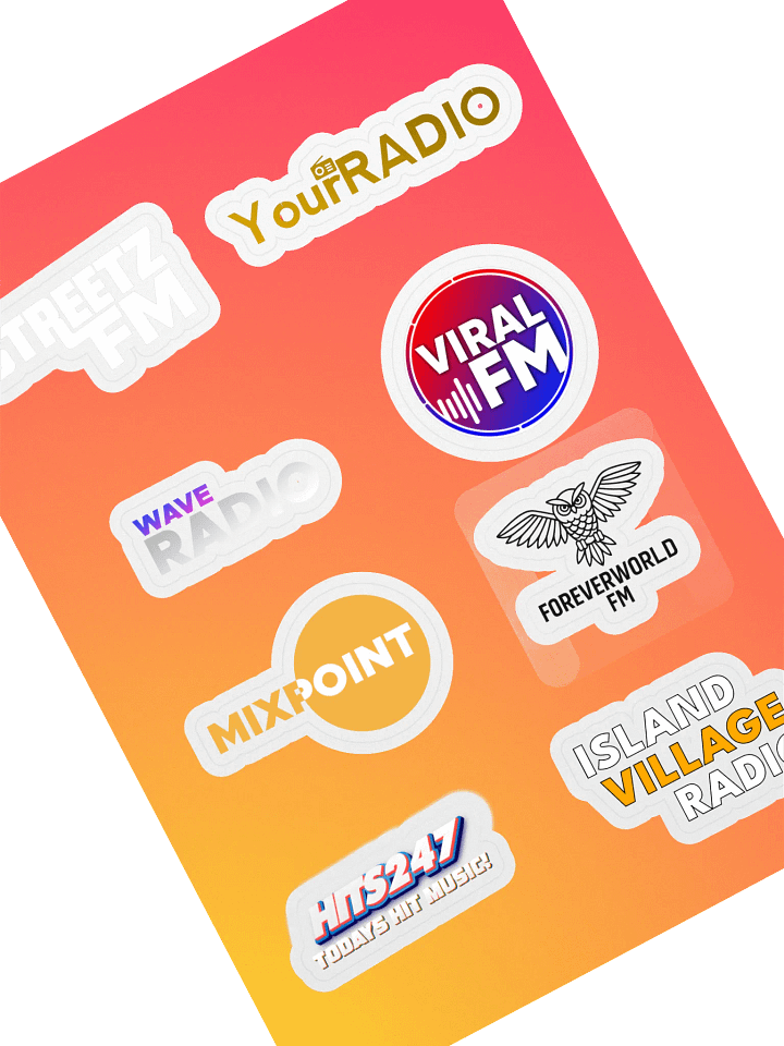 TMG Radio Sticker Variety product image (1)