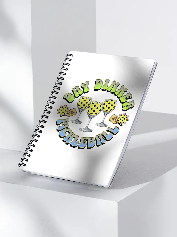 Day Drinker Pickleball Whimsical Notebook product image (2)
