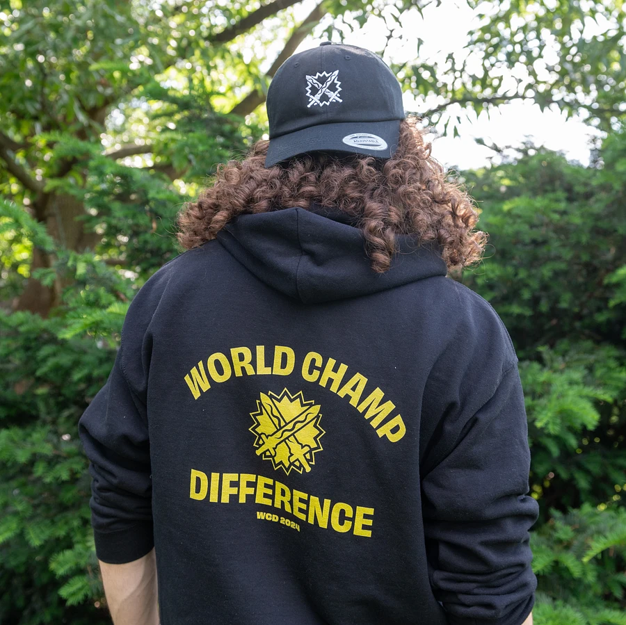 WolfeyVGC World Champ Black Hoodie - Yellow product image (3)