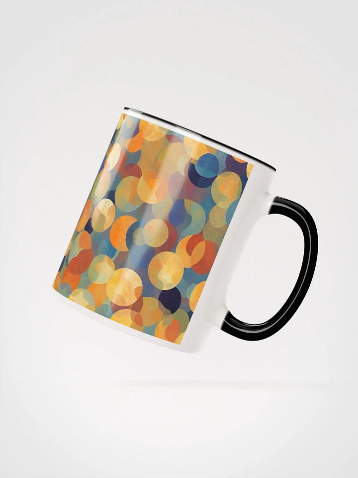 Coffee Mug with Color Inside - Modern Boho Watercolor Spheres product image (15)