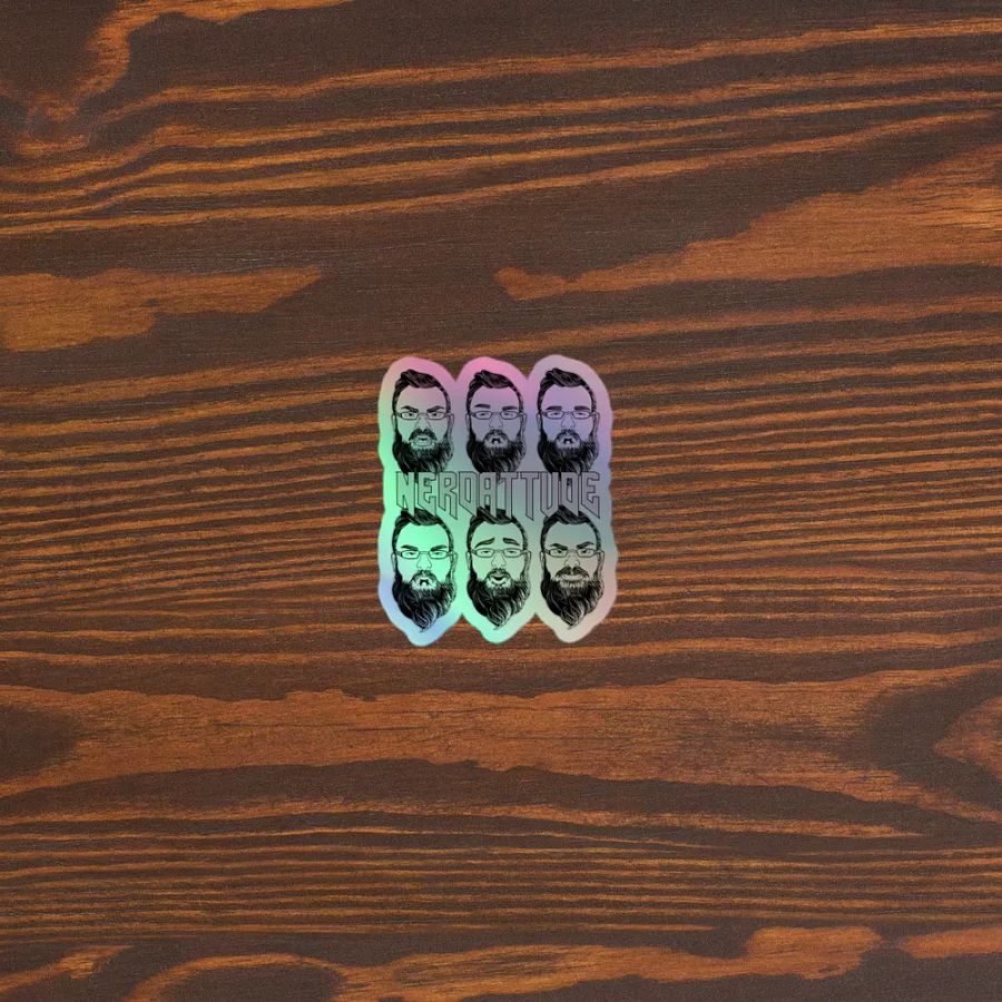 Nerd Holo Sticker product image (5)