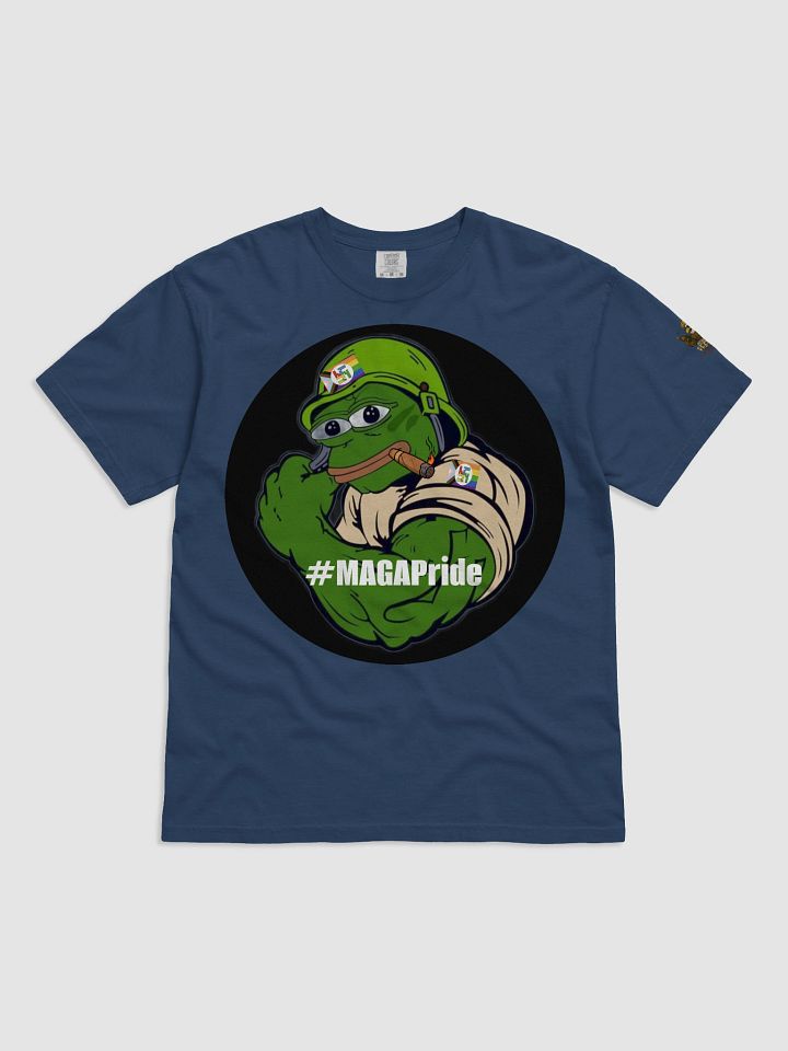 🤍💪🐸 #MAGAPride™ Contrast Tee – Whiteout and Proud Edition (Also In a Spectrum of Colors Including White) product image (3)