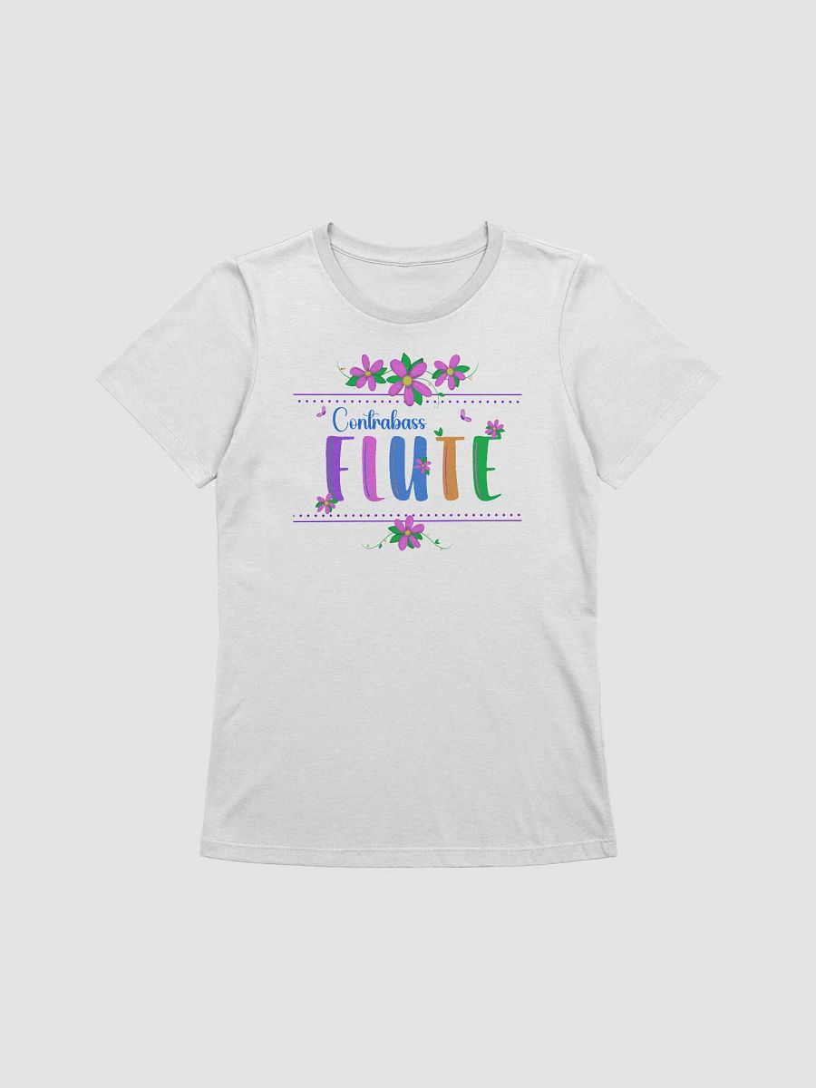 Relaxed Fit - Floral Flute Women's T-Shirt - Blue Contra Letters product image (1)