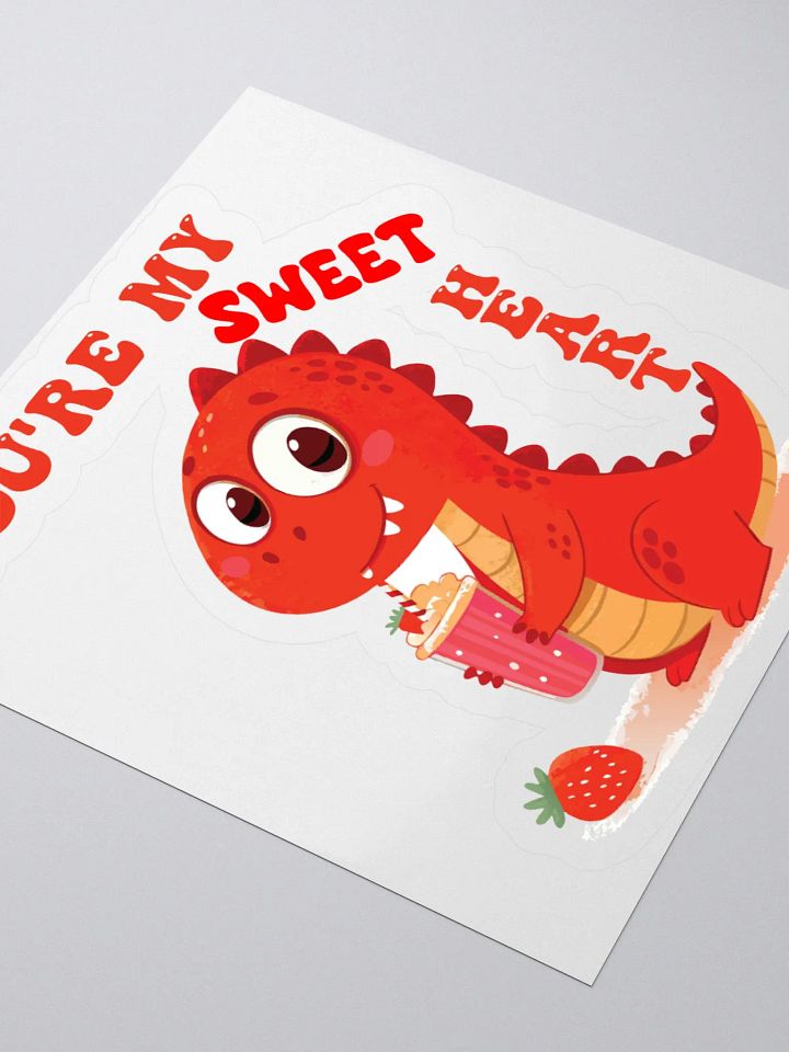 You're My SweetHeart Dino Kiss Cut Stickers product image (8)