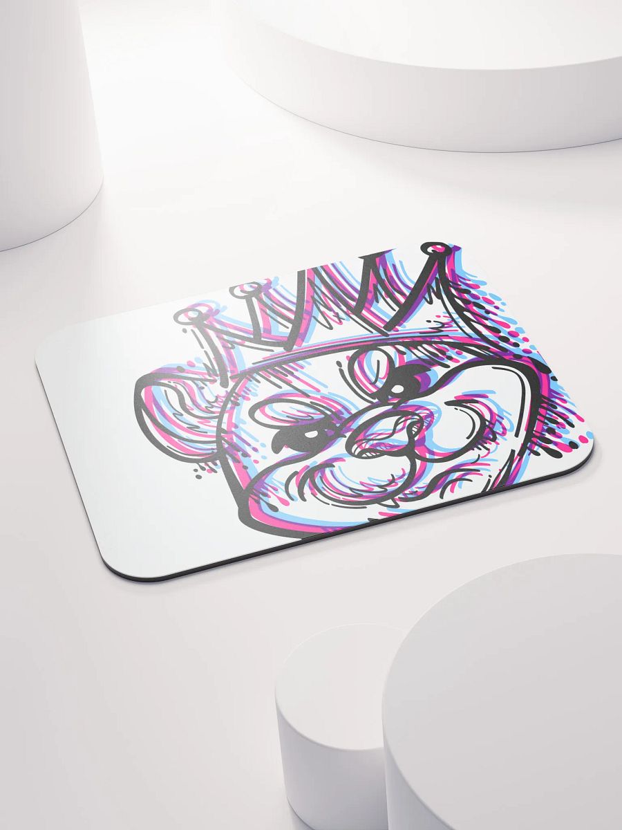 GLITCHY DOG | MOUSE PAD product image (4)